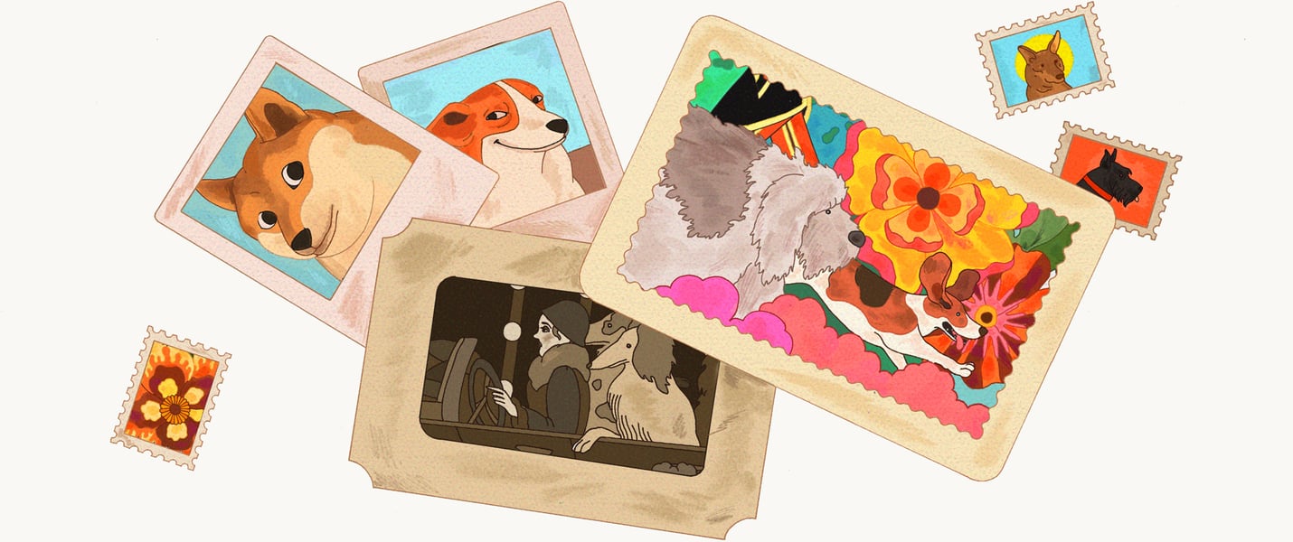 An illustration collage.