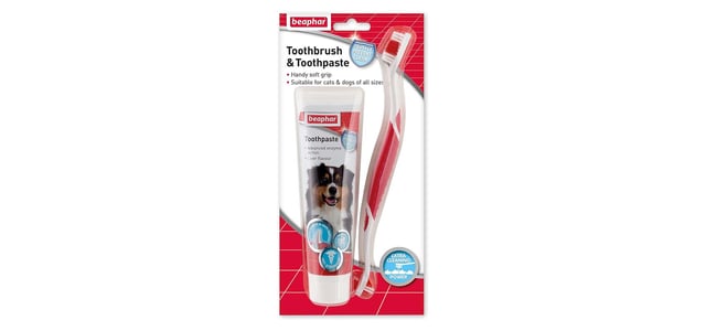 Beaphar Toothbrush & Toothpaste for Cats & Dogs