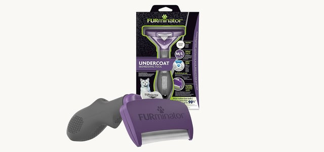 A furminator in the product box