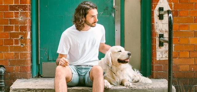 Ross and his dog sailor