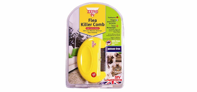 zero in electric flea comb