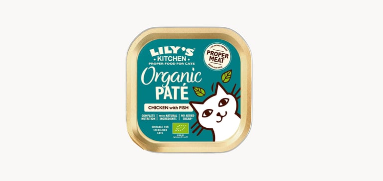 cat pate from Lily's kitchen