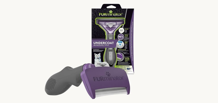 A furminator in the product box