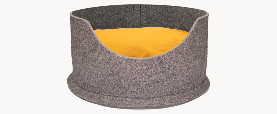 felt cat bed