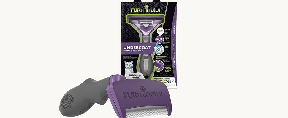 A furminator in the product box